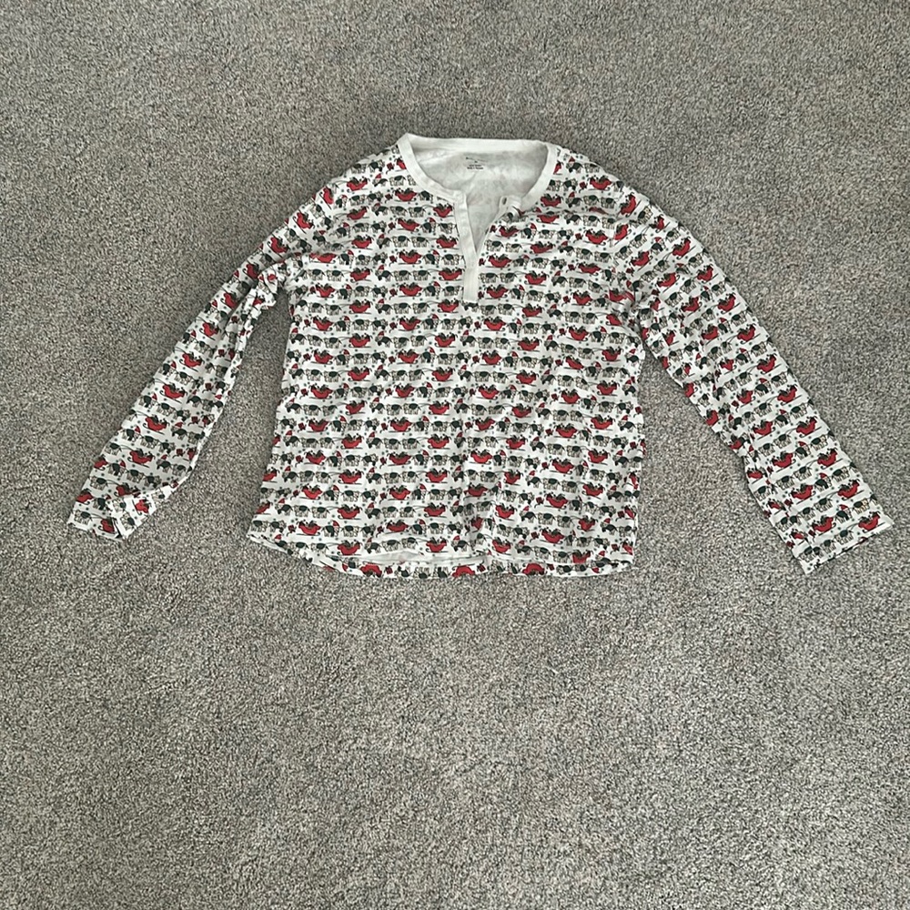 Christmas Hathi Roller Rabbit Pj Top